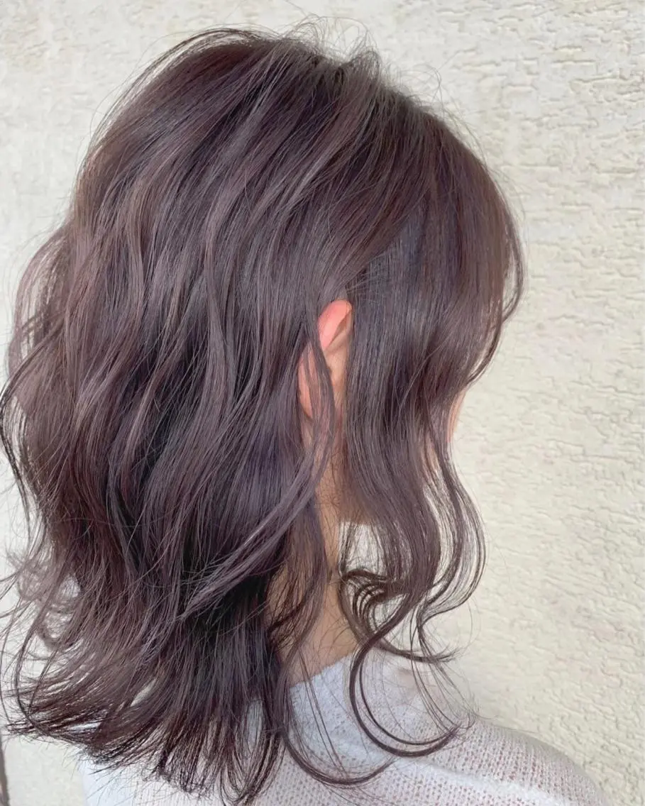 ミディアム パーマ カット パーマ ヘッドスパ 艶髪・酸性ストレート フリツのヘアスタイル