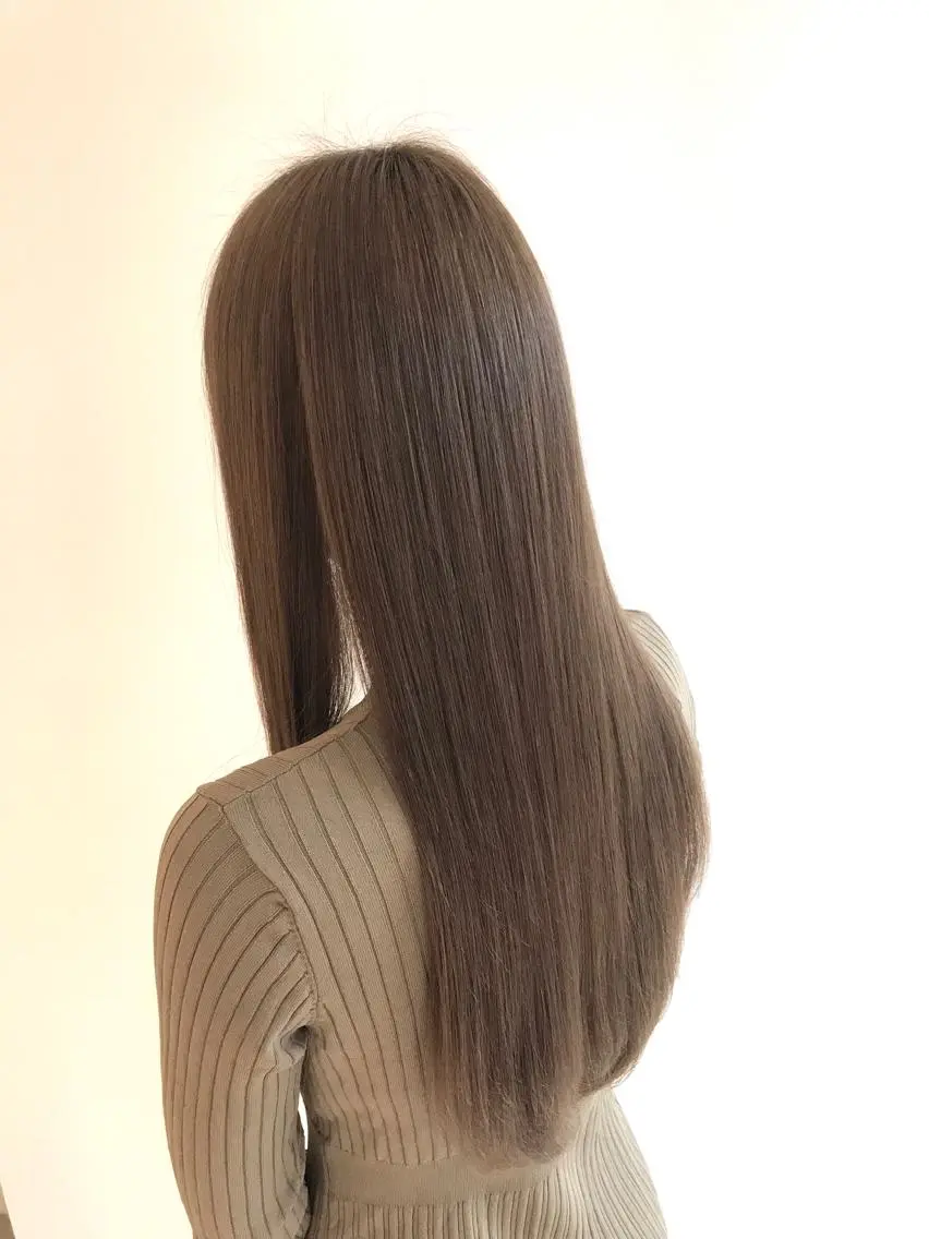 ロング カラー パーマ ヘアアレンジ アクアカラー グラデーションカラー イルミナカラー 髪質改善 トリートメント 🥇髪質改善🥇 polon代表鵜澤のヘアスタイル