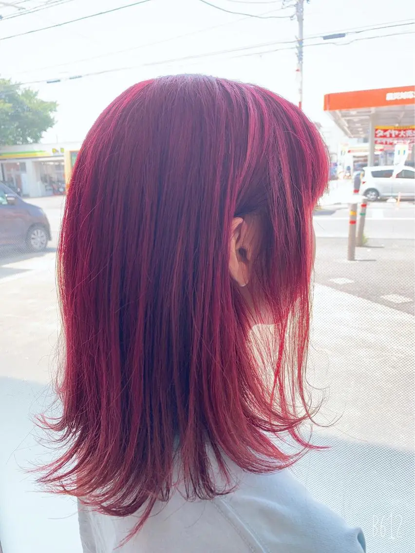 ショート カラー ヘアアレンジ 脱白髪染め美容師 竹内涼乃のヘアスタイル