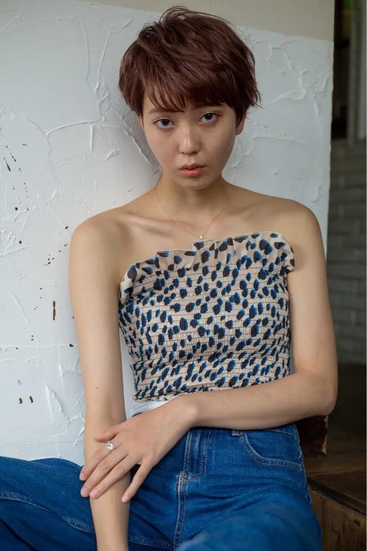 ショート カラー ショートヘア カット ヘアカラー パーマ トリートメント 髪質改善/縮毛矯正/ ボブ/槌矢圭悟のヘアスタイル