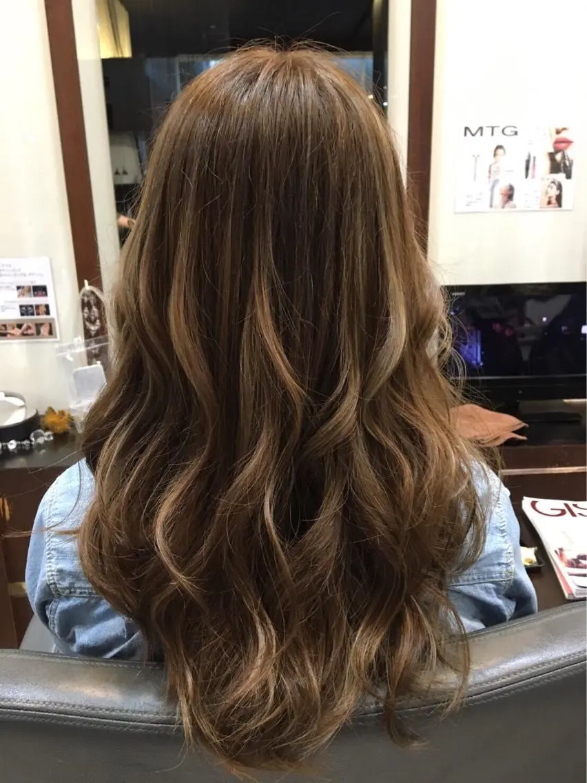 ロング カラー 透明感韓国ヘア♡ みつきのヘアスタイル