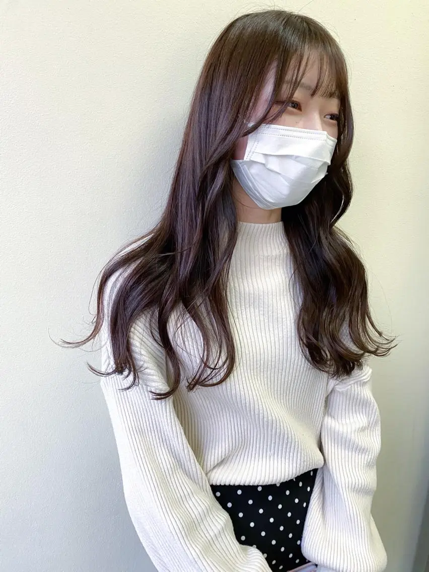 ロング くびれヘア 韓国風ヘア カット ヘアカラー トリートメント レイヤーカット 🇰🇷SAYAのヘアスタイル