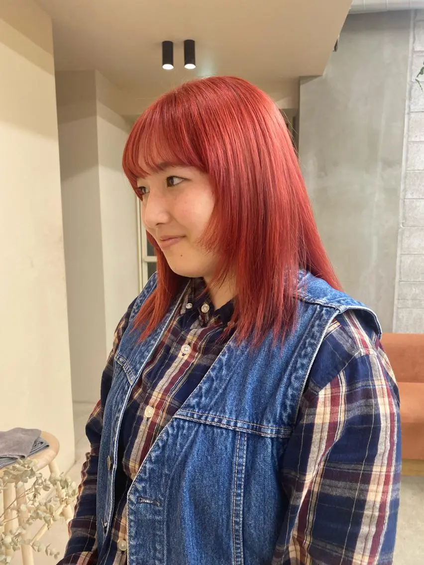 ミディアム shoji༄ mikuのヘアスタイル