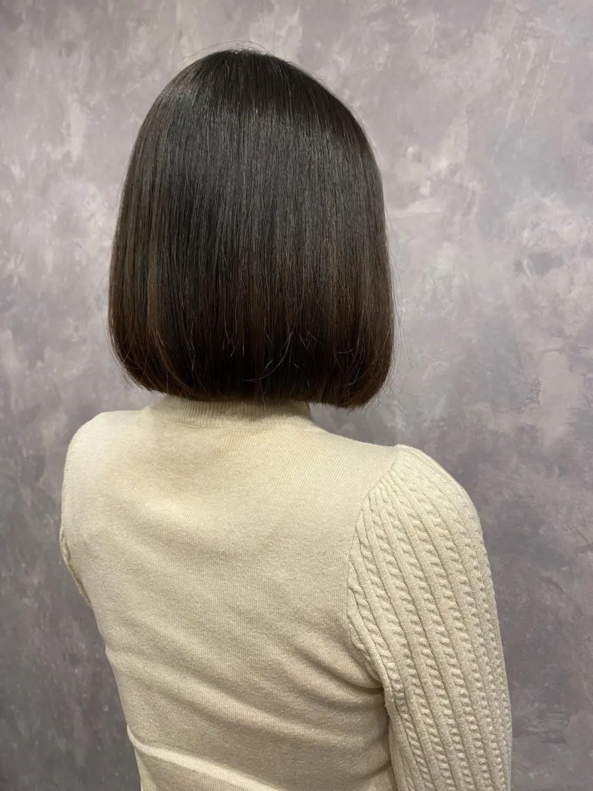 ショート ボブ 🥀暖色韓国ヘア💕 保科侑花のヘアスタイル