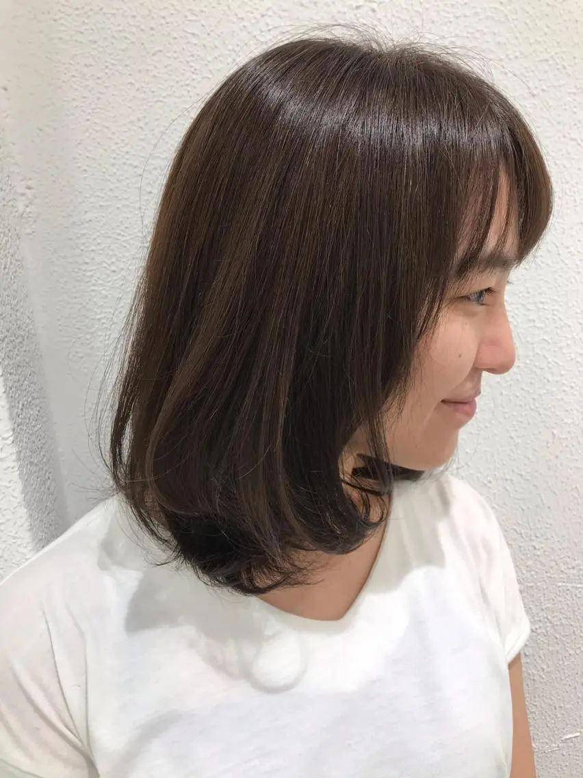 ミディアム カラー 当日予約🆗✂︎ ウエモト タクのヘアスタイル