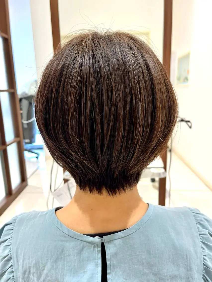 ショート 丸みショート ショートヘア ツヅキ マスミのヘアスタイル