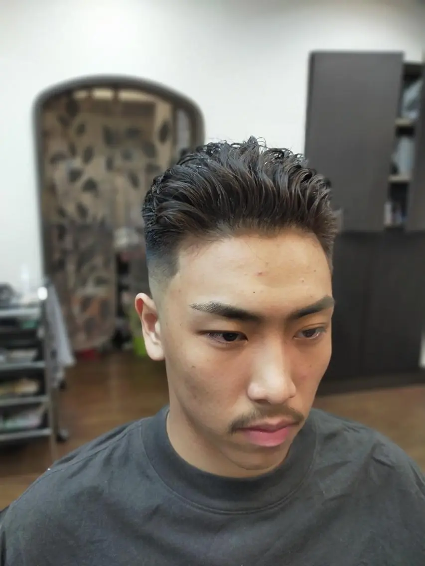 ショート 男を磨く Barber オオキのヘアスタイル