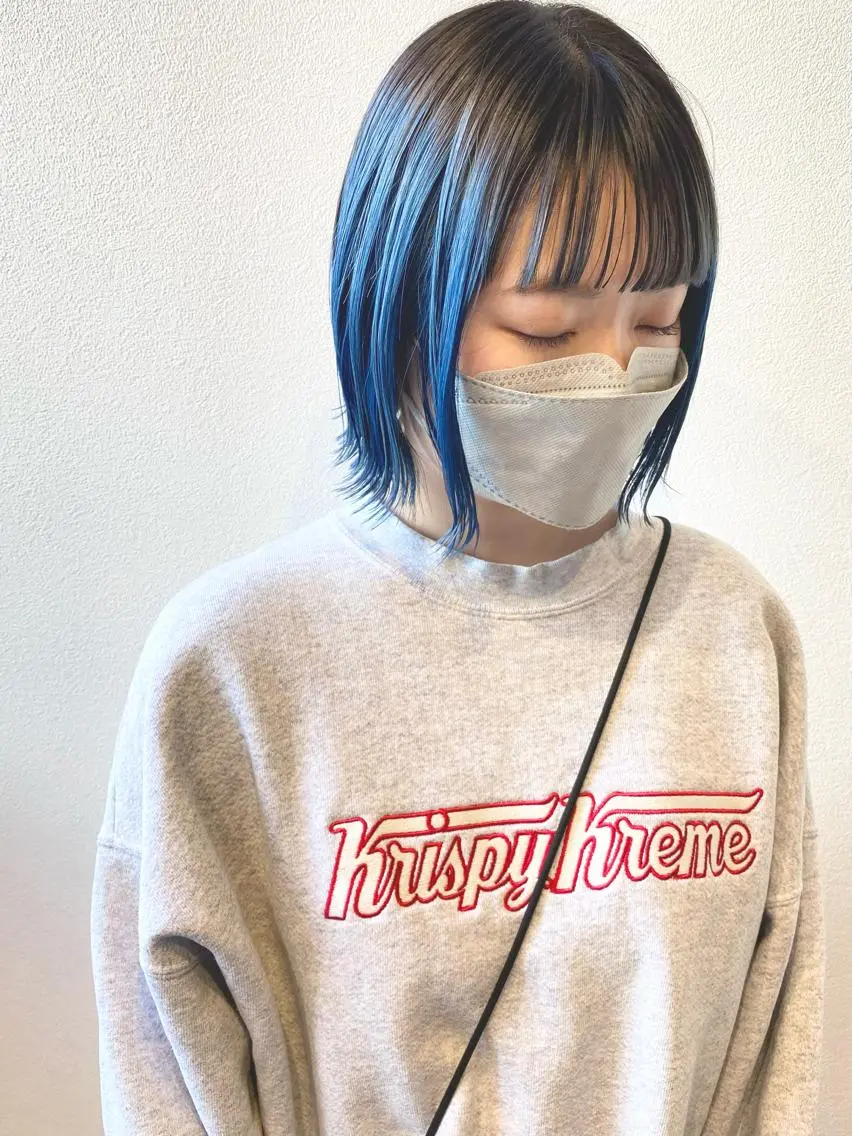 ショート カット ヘアカラー トリートメント MYRTLE TSUNODAのヘアスタイル