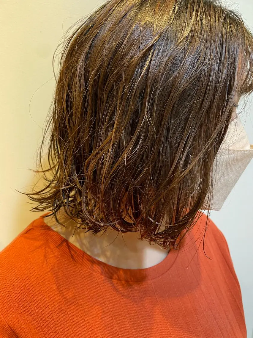 ショート カラー パーマ カット パーマ トリートメント レイヤー/似合わせ TAKUYAのヘアスタイル