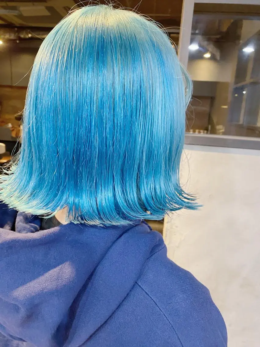 ミディアム カラー デザインカラー ヘアカラー yoriダブルカラー 代表すがわらのヘアスタイル