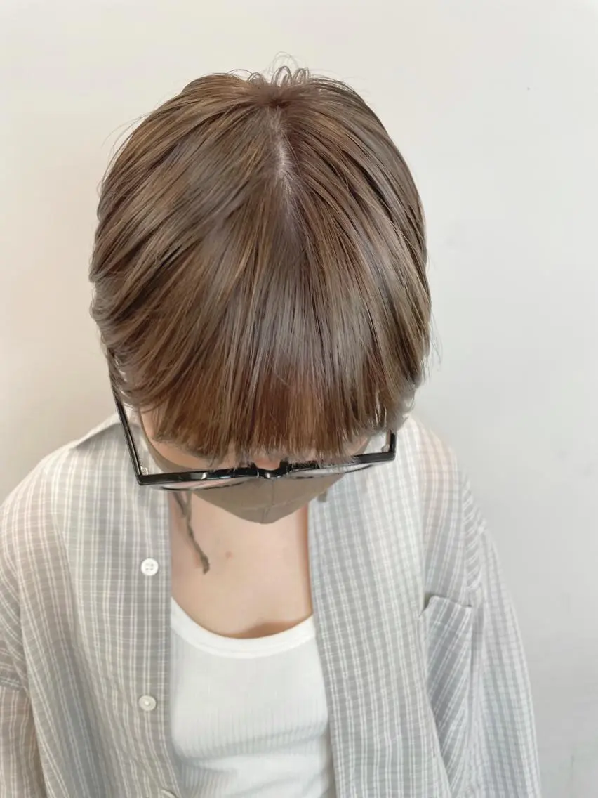 ショート カット ヘアカラー 関 京磨のヘアスタイル