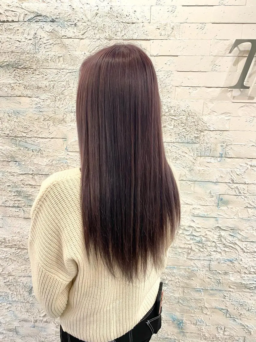 カラー アッシュ グレージュ ラベンダーカラー ラベンダーグレージュ ラベンダーアッシュ 🎀暖色/オリーブ カラー🎀seinaのヘアスタイル