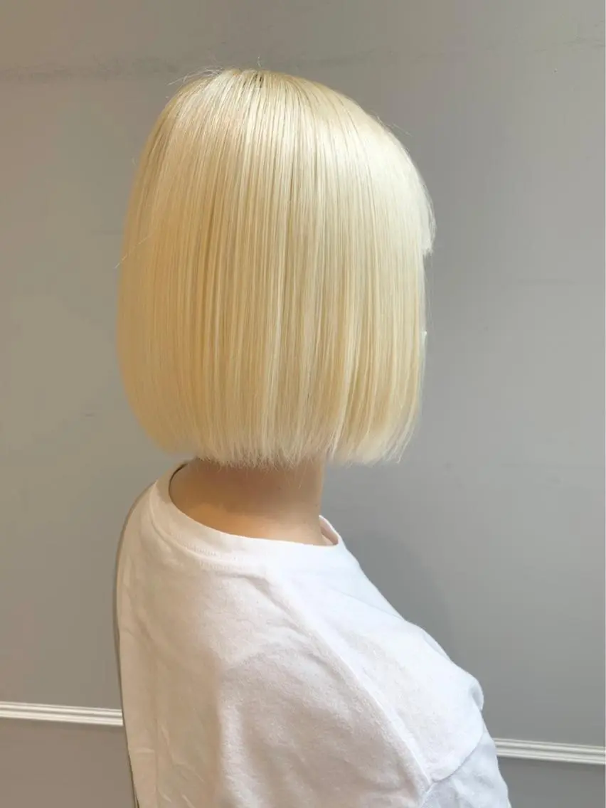 ショート トリートメント 酸熱トリートメント 韓国ヘア🍒渡辺 咲🍒のヘアスタイル