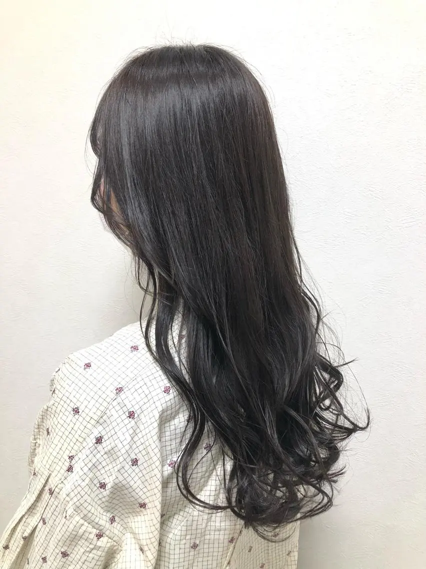 ロング カット ヘアカラー ショート/白髪ぼかし 君和田若菜のヘアスタイル