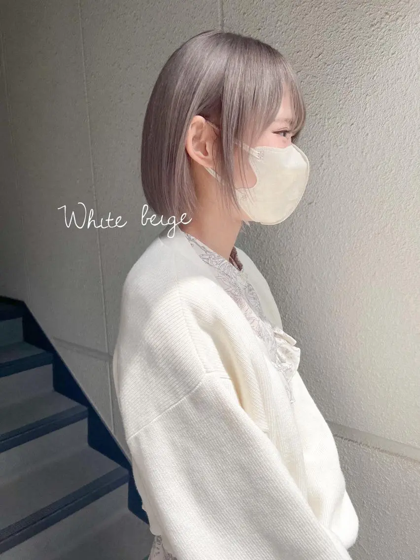 ショート カラー ブリーチ ヘアカラー カラーパティシエ facce🌼ikoのヘアスタイル