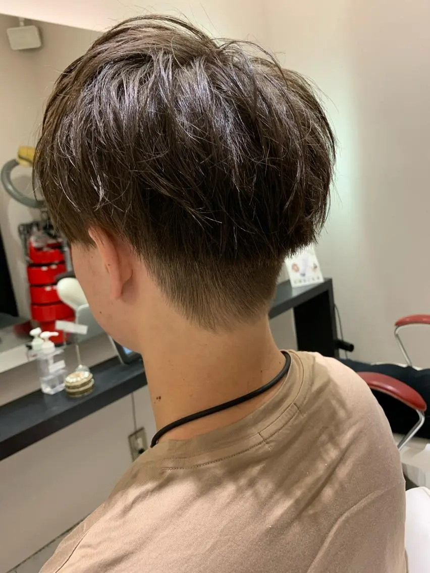 ミディアム カット ヘアセット ✨上村 潤平✨メンズヘア✨のヘアスタイル