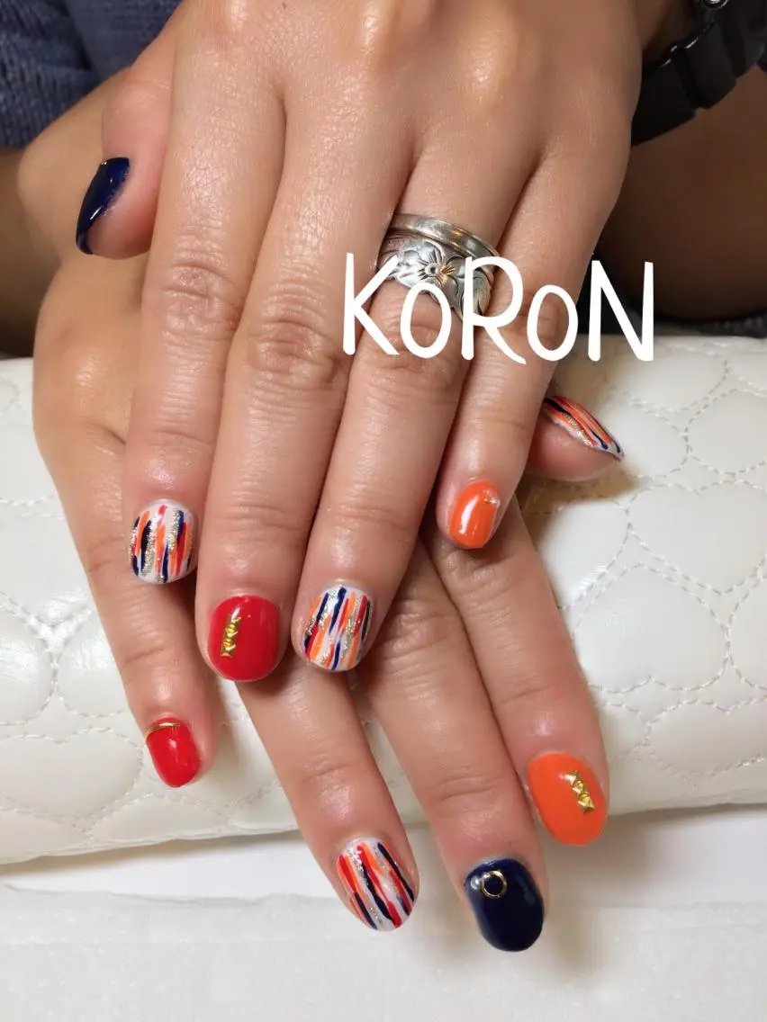 ネイル ハロウィン 自宅サロン鎌倉 KORONのネイルデザイン