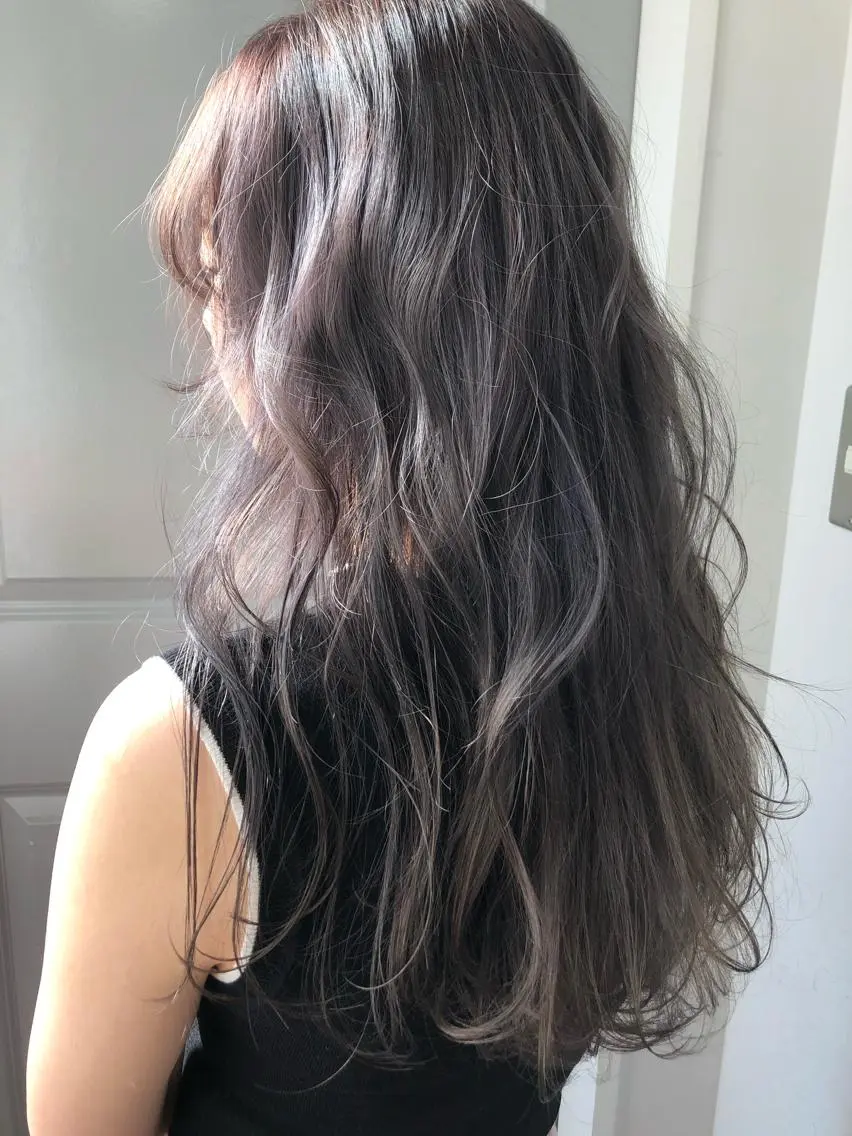 ロング カラー ラベンダーカラー Pia ツボイ ケイタのヘアスタイル