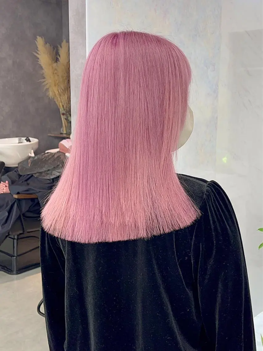 ロング カラー パーマ ヘアアレンジ メンズ キッズ ネイル マツエク・マツパ アイブロウ ヘアカラー トリートメント 💖オタク美容師 ꒰ঌ♡モモ♡໒꒱のヘアスタイル