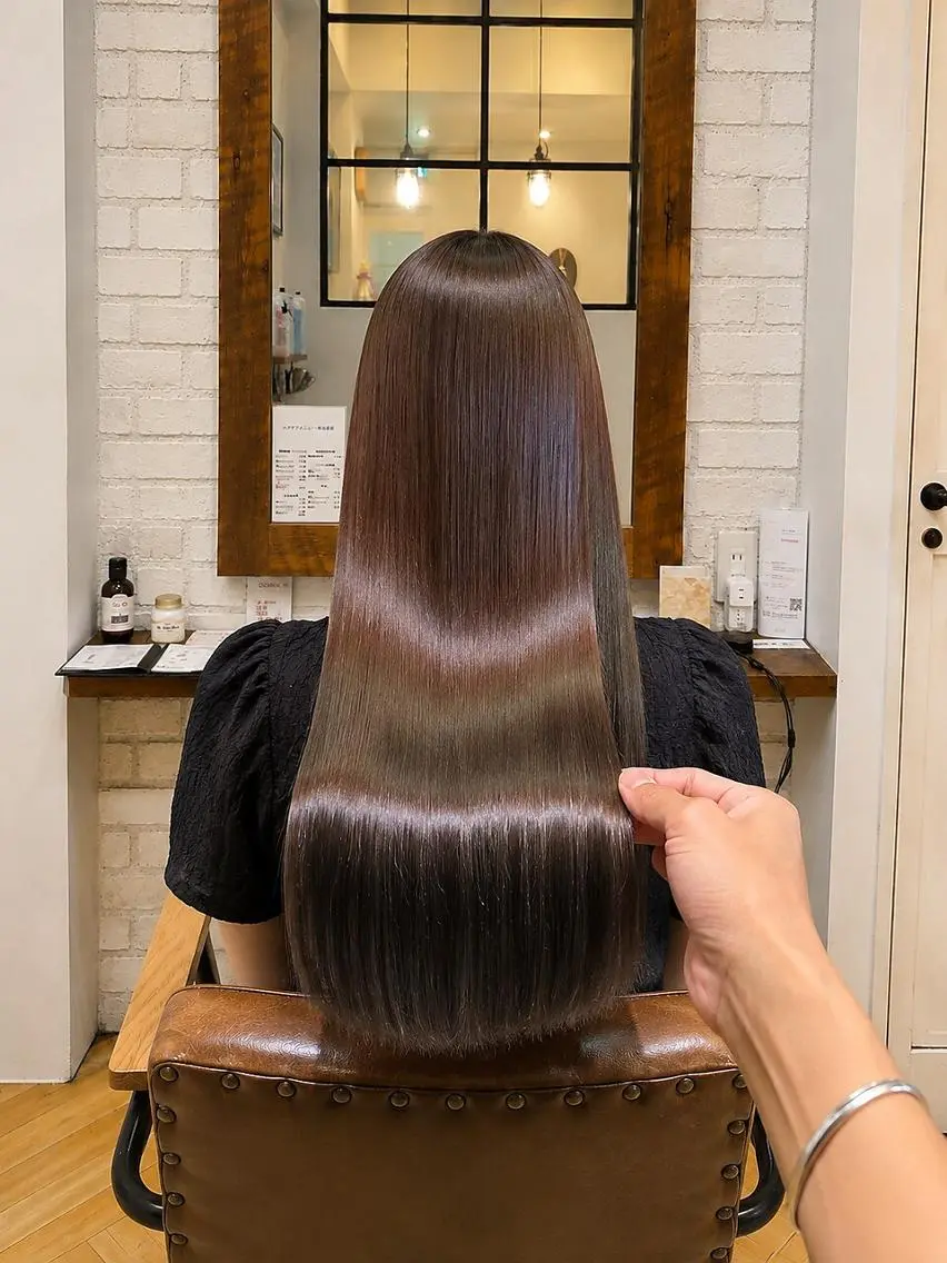 ロング 髪質改善 縮毛矯正 トリートメント カット 縮毛矯正 トリートメント 香取 康平のヘアスタイル