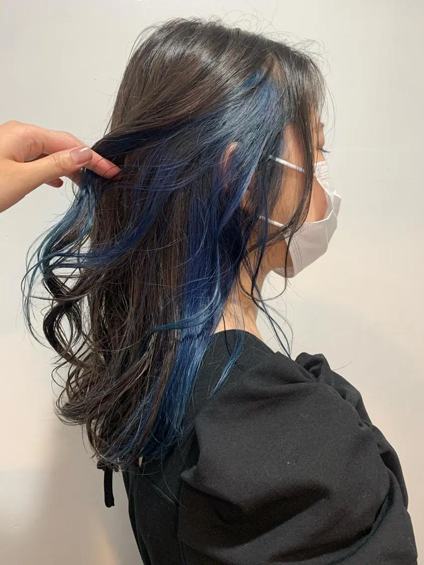 ロング カラー インナーカラー 田畑 優希のヘアスタイル