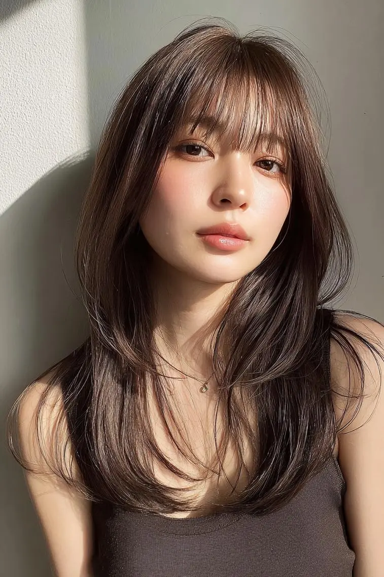 カラー ロング Luana / 公式 / 大通のヘアスタイル