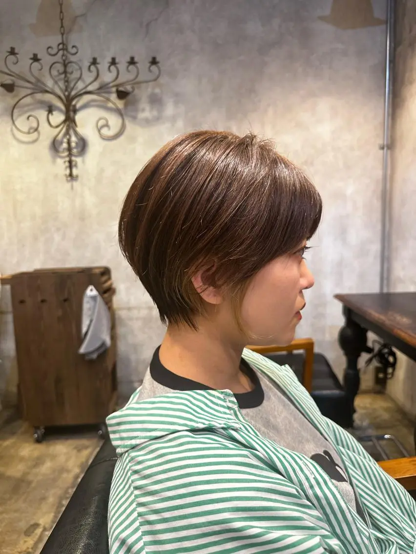 ショート カット トリートメント ヘッドスパ 韓国レイヤー✨ yasuko銀座のヘアスタイル