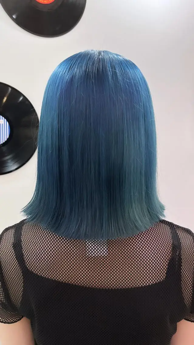 ロング カット トリートメント ﾚｲﾔｰ🩵透明感 ೀユイ🌙のヘアスタイル