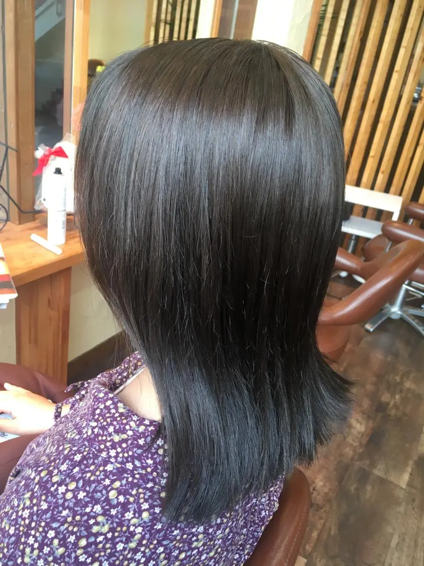 セミロング カラー グレージュ ✨🌿大人可愛い愛さ れhair🌿✨松本のヘアスタイル