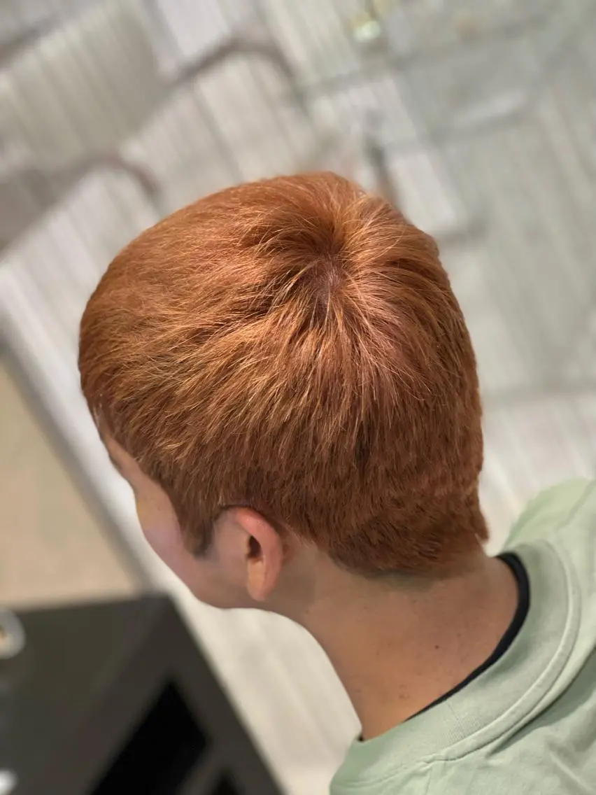 ショート カラー メンズ メンズショート ブラウンカラー ダブルカラー ナチュラルブラウン ショートヘア 💇♀️✨サラツヤ 特化✨ 天野翔のヘアスタイル