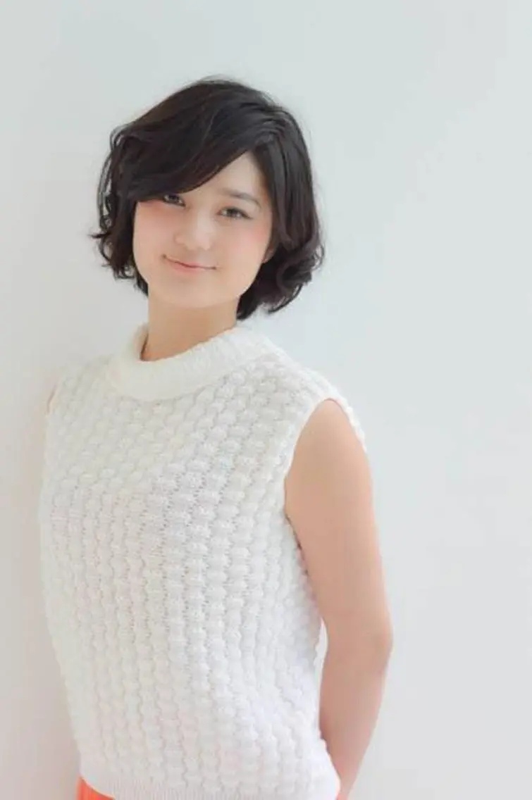ショート 髪質改善&縮毛矯正へ アデザインピーチ入谷のヘアスタイル