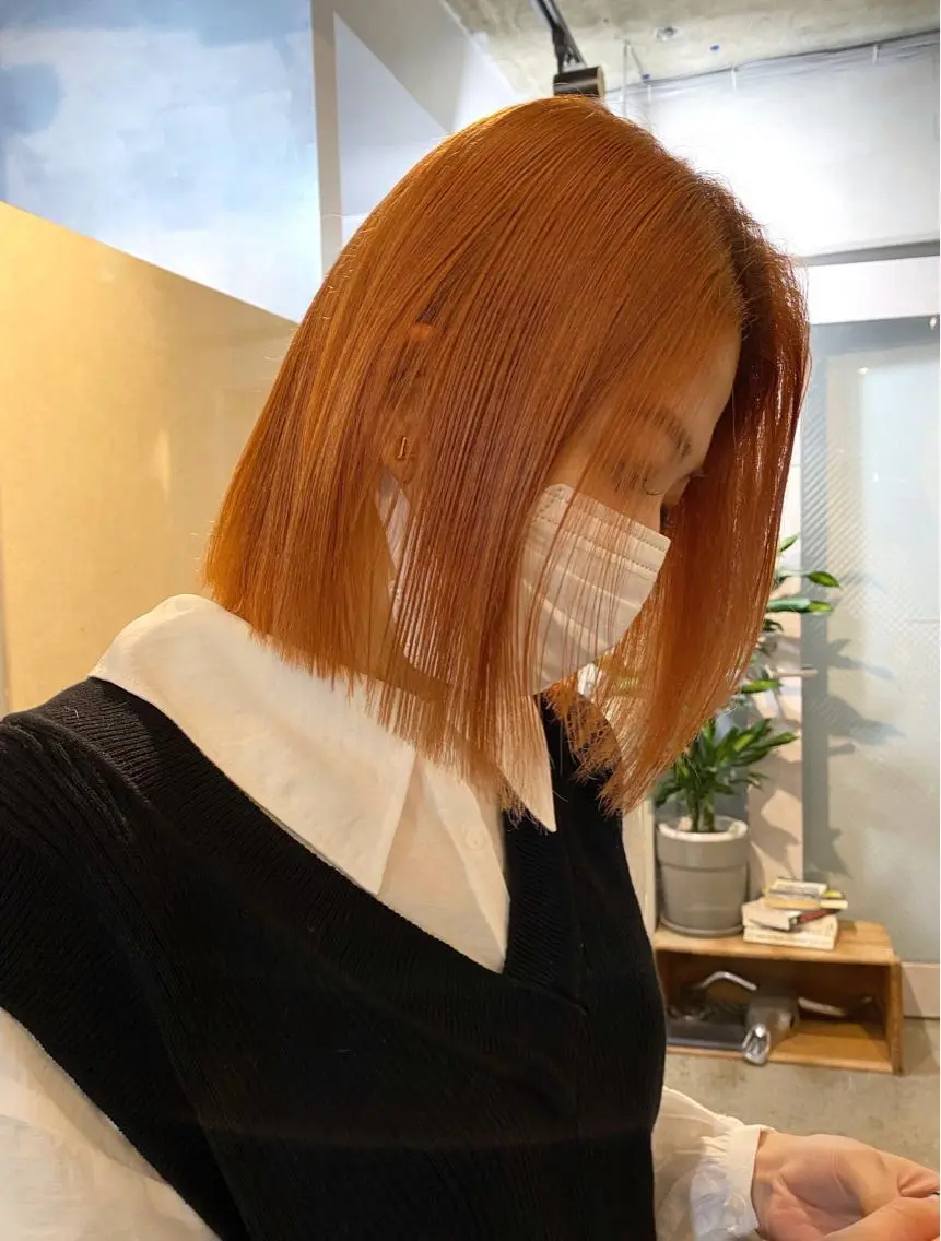 ミディアム MIYU💋💖 〈XENA渋谷本店〉のヘアスタイル