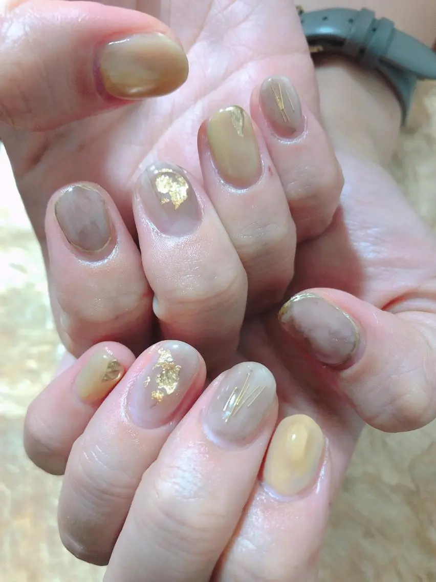 ネイル ニュアンスネイル kiki nail &brow二子玉川のネイルデザイン
