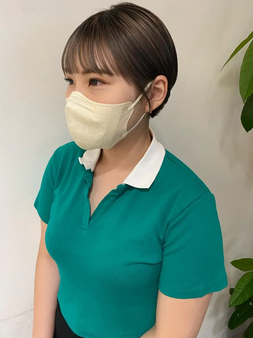 ショート BLOCK hair makeのヘアスタイル