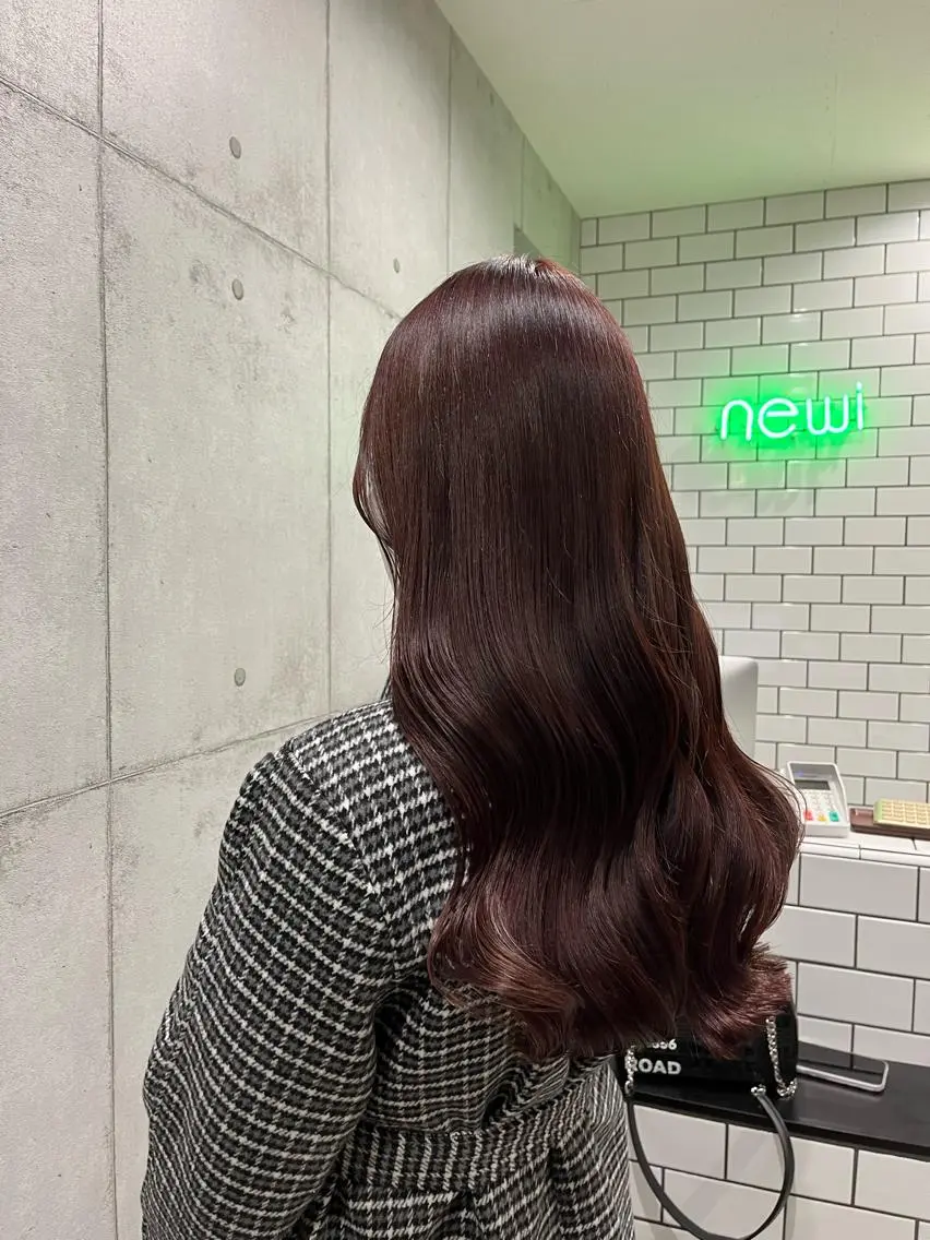 ロング カラー カット ヘアカラー トリートメント newi赤羽 HINATAのヘアスタイル