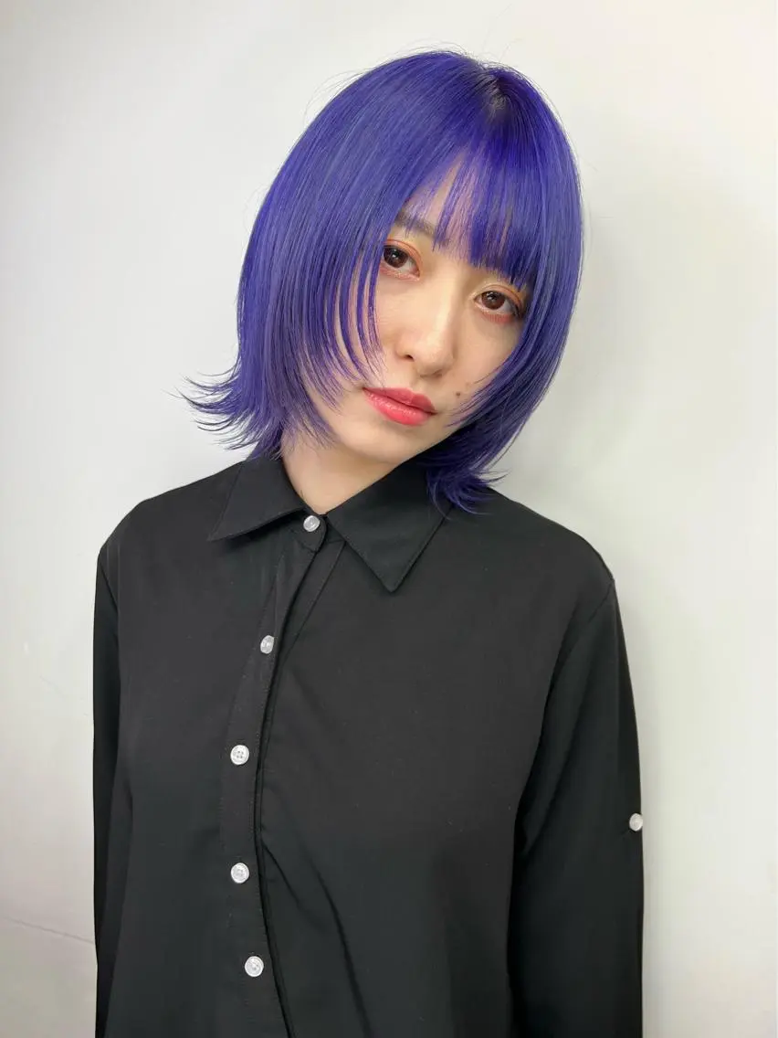 ミディアム 【ロングウルフカット 姫カット】伊藤裕哉のヘアスタイル