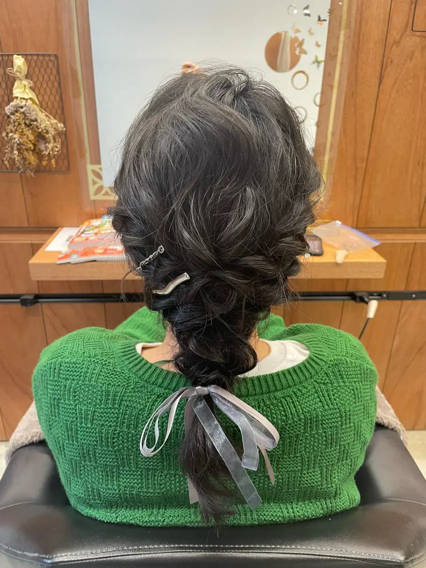 セミロング ヘアセット miho 🌼🌼🌼のヘアスタイル
