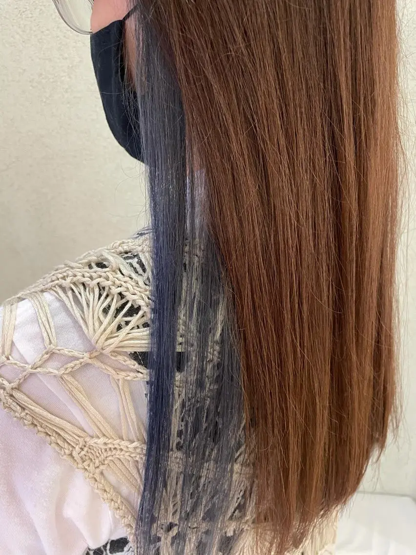 ロング カラー 松下 由恵のヘアスタイル