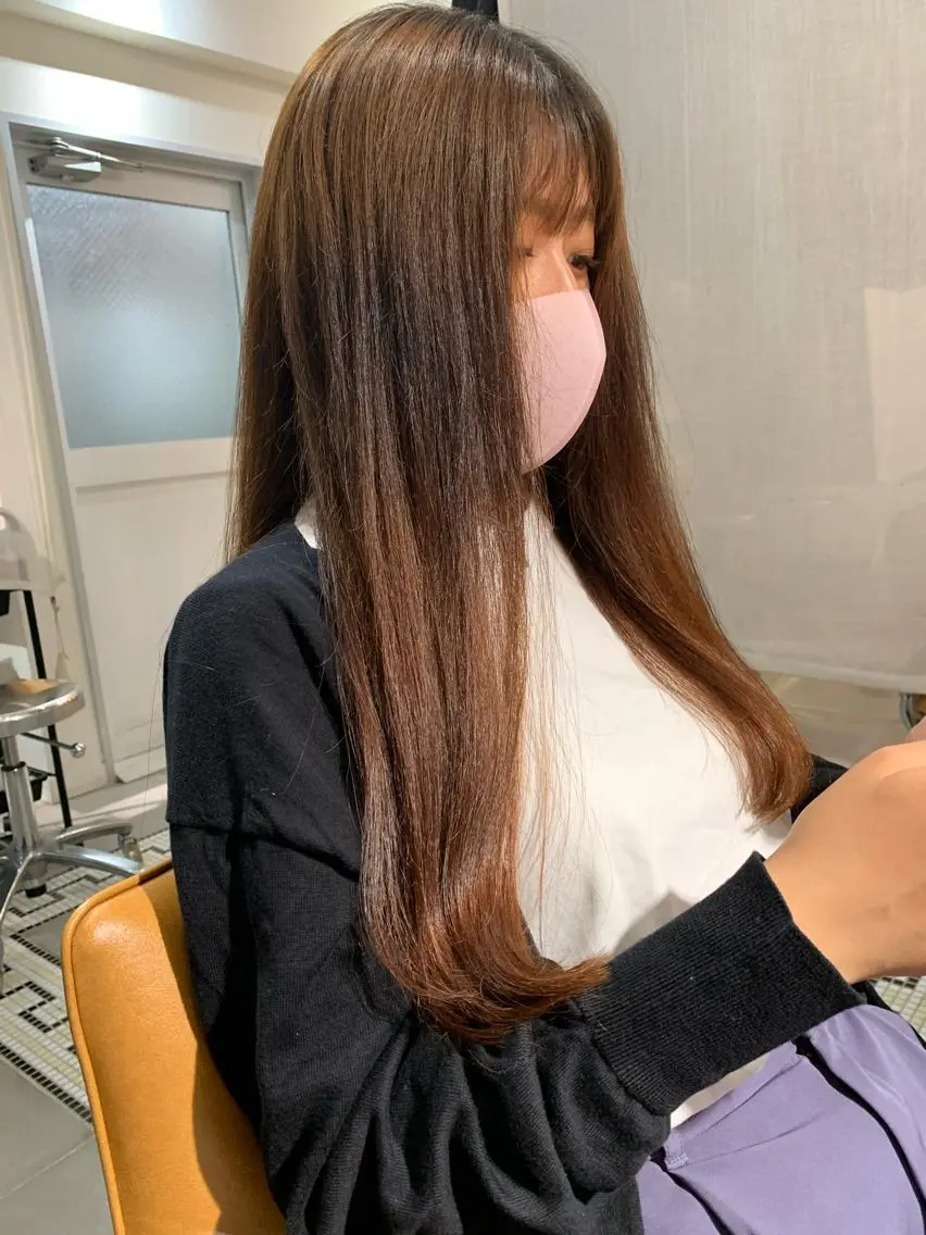 ロング レイヤーカット レイヤーカット ✨️奥田良太✨️のヘアスタイル