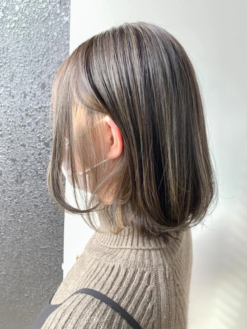 ショート カラー ヘアアレンジ ヘアカラー トリートメント yuka .のヘアスタイル