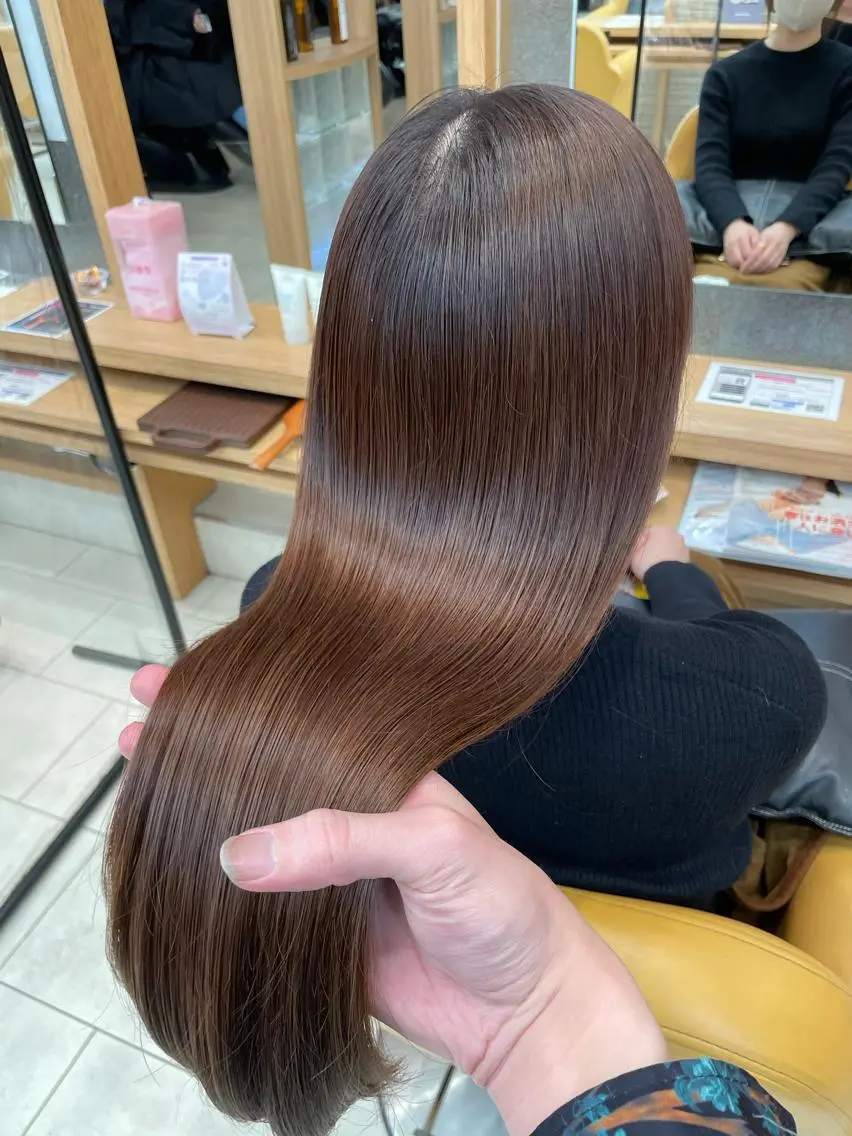 ロング 髪質改善 トリートメント ヘアカラー ♦️モテ髪創作者 SUGA♦️のヘアスタイル