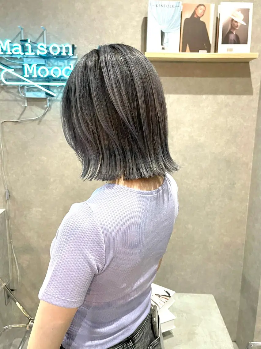 ミディアム カラー 一ノ瀬 暁のヘアスタイル