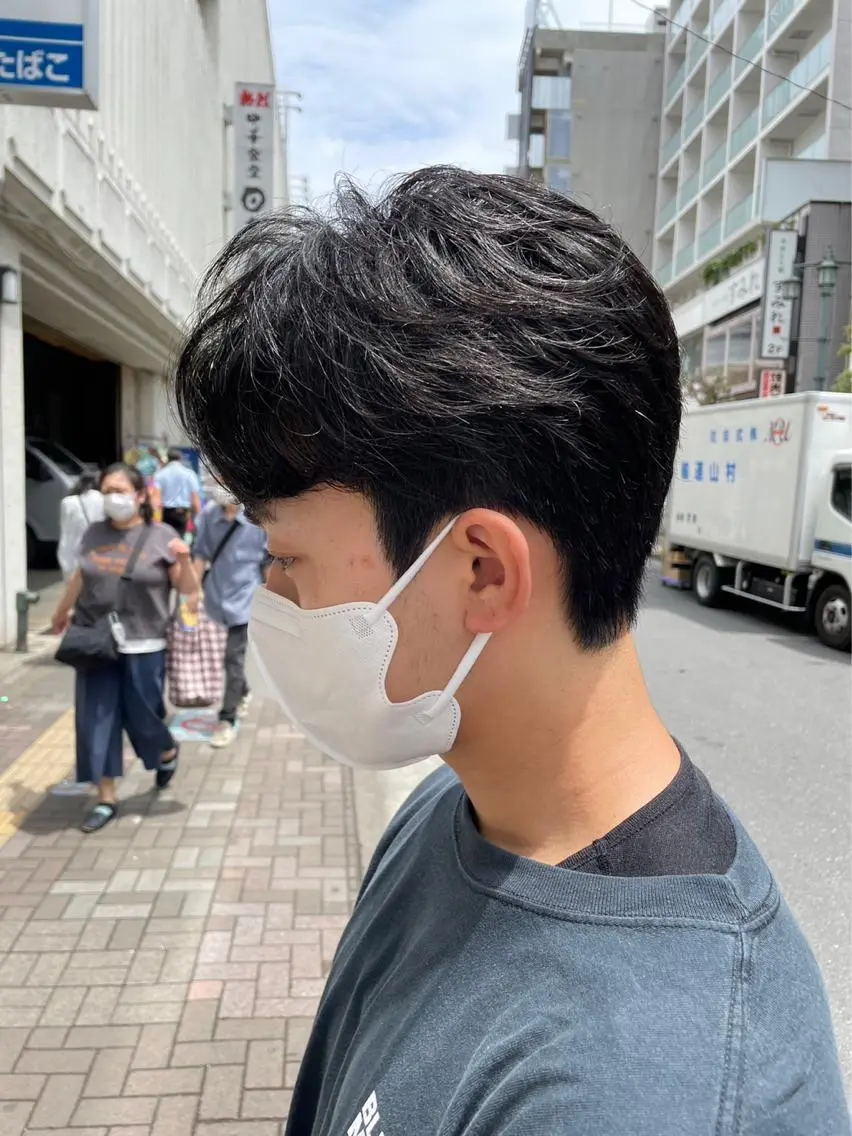 ショート 韓国風カラー 学生 髪質改善 韓国風ヘア トリートメント メンズスタイル Hitomi🐶のヘアスタイル