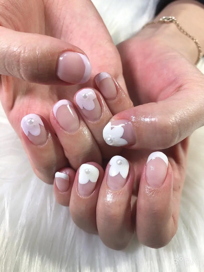 ネイル アートネイル フレンチネイル miwa ミワのネイルデザイン