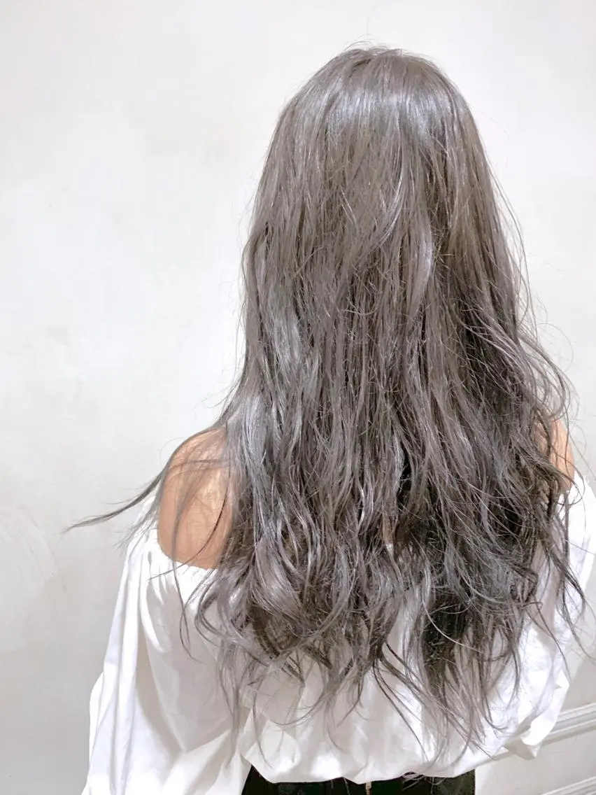 ロング カラー カット ヘアカラー トリートメント 美髪形成!色素改善! 秋田 和輝のヘアスタイル
