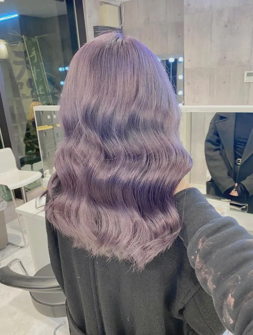 ロング カラー ヘアアレンジ アッシュ アッシュグレー ベージュカラー 黒髪 ブリーチ カット ヘアカラー 💕ブリーチ/ヘアメ 🎀YUUKAのその他イメージ