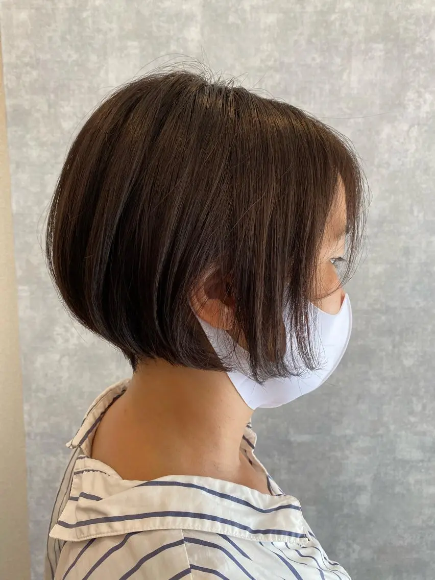 ショート 川尻 詩織のヘアスタイル