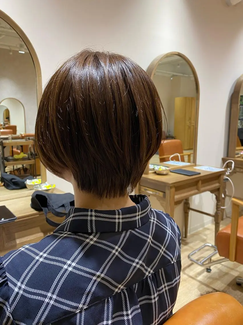 ショート ショートボブ ボブ ショートヘア 田中 美沙希のヘアスタイル
