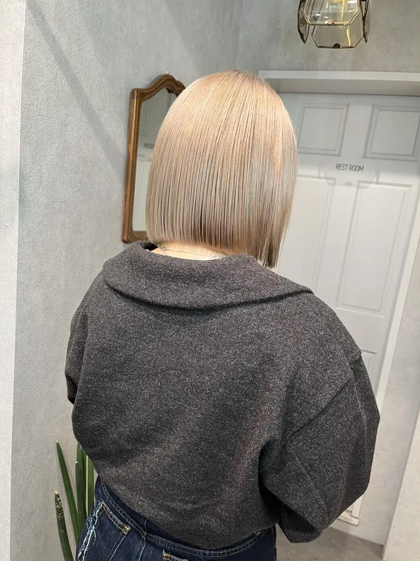ショート カラー ヘアセット🎀パーマ Tsubasaのヘアスタイル