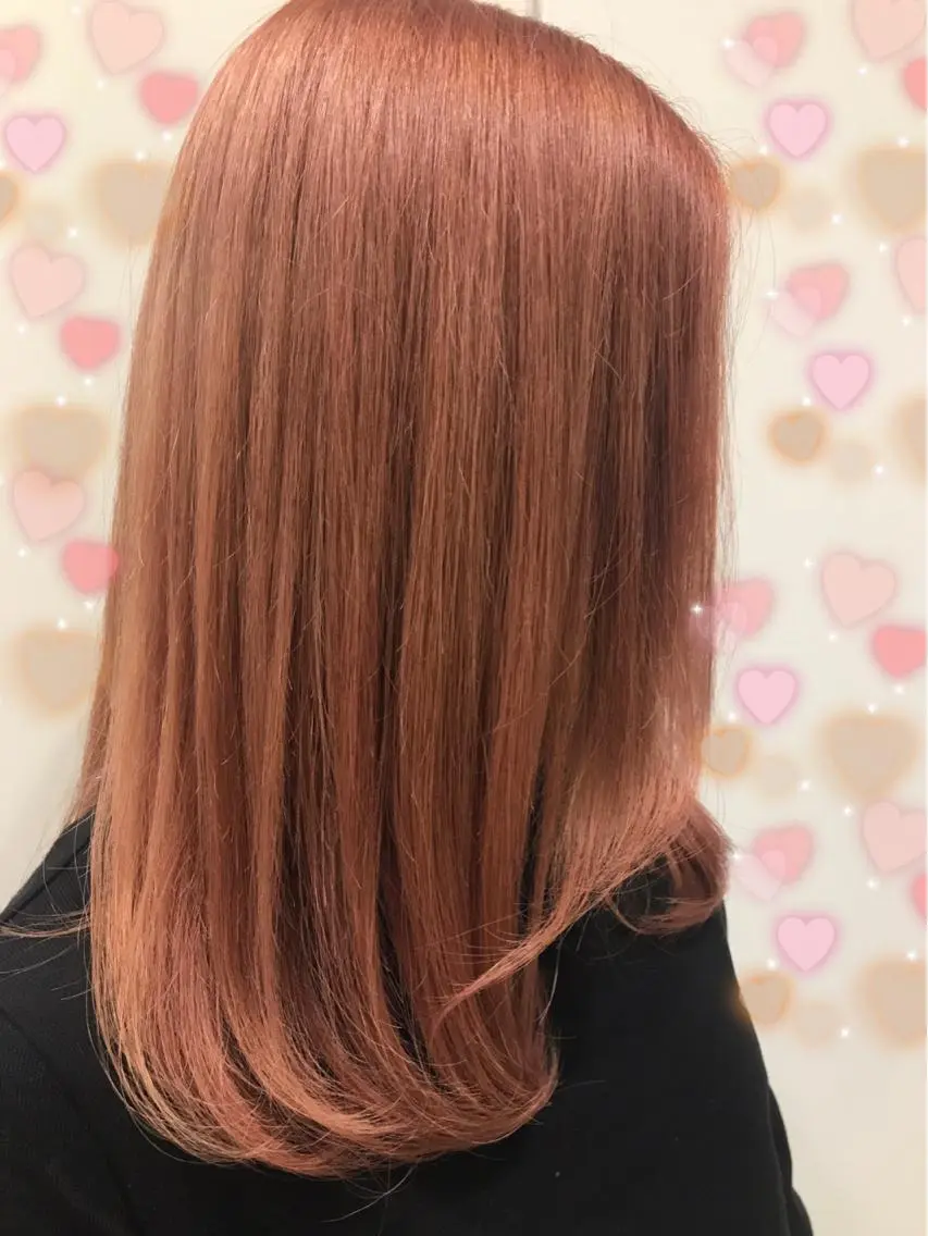カラー ピンクカラー 新宿駅近♡個室 ♡関口三都季🌜のヘアスタイル